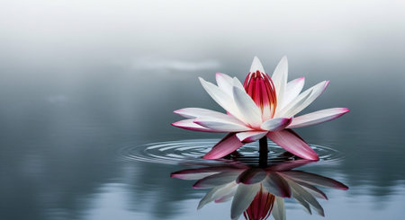 Nature Growth and Blooming Flowers Collection â Seedlings, Lotus Water Lilies, Roses, Sunflowers, Tulips, Lavender Fields and Garden Landscapes.の写真素材