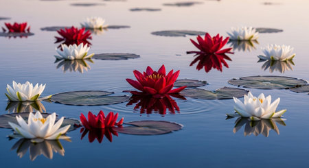 Nature Growth and Blooming Flowers Collection â€“ Seedlings, Lotus Water Lilies, Roses,...