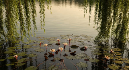 Nature Growth and Blooming Flowers Collection â€“ Seedlings, Lotus Water Lilies, Roses,...