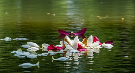 Nature Growth and Blooming Flowers Collection â€“ Seedlings, Lotus Water Lilies, Roses,...