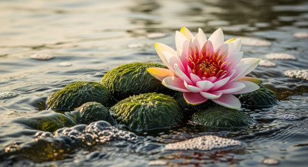 Nature Growth and Blooming Flowers Collection â Seedlings, Lotus Water Lilies, Roses, Sunflowers, Tulips, Lavender Fields and Garden Landscapes.の写真素材