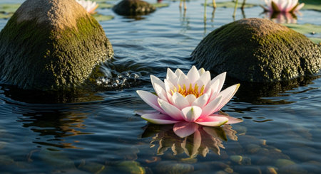 Nature Growth and Blooming Flowers Collection â Seedlings, Lotus Water Lilies, Roses, Sunflowers, Tulips, Lavender Fields and Garden Landscapes.の写真素材