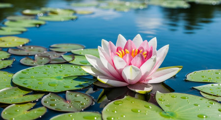 Nature Growth and Blooming Flowers Collection â€“ Seedlings, Lotus Water Lilies, Roses,...