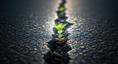 Nature Growth and Blooming Flowers Collection â Seedlings, Lotus Water Lilies, Roses, Sunflowers, Tulips, Lavender Fields and Garden Landscapes.の写真素材