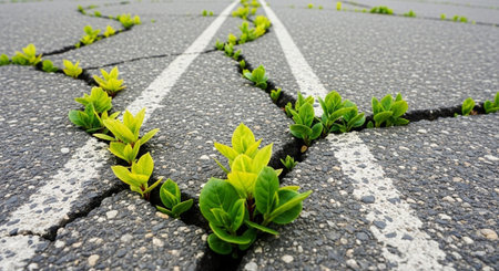 Nature Growth and Blooming Flowers Collection â Seedlings, Lotus Water Lilies, Roses, Sunflowers, Tulips, Lavender Fields and Garden Landscapes.の写真素材