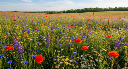 Nature Growth and Blooming Flowers Collection â Seedlings, Lotus Water Lilies, Roses, Sunflowers, Tulips, Lavender Fields and Garden Landscapes.の写真素材