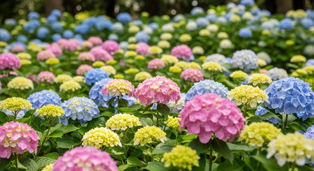 Nature Growth and Blooming Flowers Collection â Seedlings, Lotus Water Lilies, Roses, Sunflowers, Tulips, Lavender Fields and Garden Landscapes.の写真素材