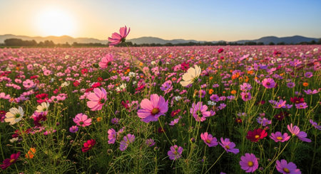 Nature Growth and Blooming Flowers Collection â Seedlings, Lotus Water Lilies, Roses, Sunflowers, Tulips, Lavender Fields and Garden Landscapes.の写真素材