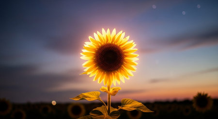 Nature Growth and Blooming Flowers Collection â Seedlings, Lotus Water Lilies, Roses, Sunflowers, Tulips, Lavender Fields and Garden Landscapes.の写真素材