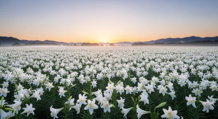 Nature Growth and Blooming Flowers Collection â Seedlings, Lotus Water Lilies, Roses, Sunflowers, Tulips, Lavender Fields and Garden Landscapes.の写真素材