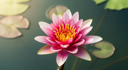 Nature Growth and Blooming Flowers Collection â Seedlings, Lotus Water Lilies, Roses, Sunflowers, Tulips, Lavender Fields and Garden Landscapes.の写真素材