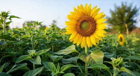Nature Growth and Blooming Flowers Collection â Seedlings, Lotus Water Lilies, Roses, Sunflowers, Tulips, Lavender Fields and Garden Landscapes.の写真素材