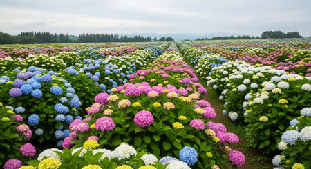 Nature Growth and Blooming Flowers Collection â Seedlings, Lotus Water Lilies, Roses, Sunflowers, Tulips, Lavender Fields and Garden Landscapes.の写真素材