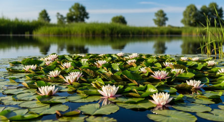 Nature Growth and Blooming Flowers Collection â€“ Seedlings, Lotus Water Lilies, Roses,...