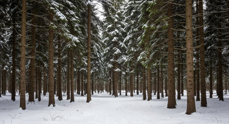 Majestic Trees and Scenic Nature Landscapes in All Seasons with Fantasy and Neon Light Concepts.