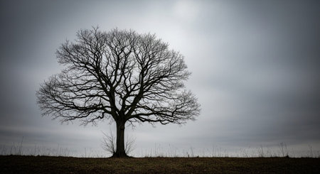 Majestic Trees and Scenic Nature Landscapes in All Seasons with Fantasy and Neon Light Concepts.
