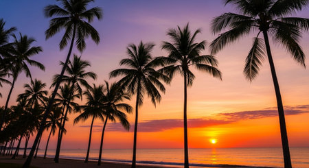 Majestic Trees and Scenic Nature Landscapes in All Seasons with Fantasy and Neon Light Concepts.