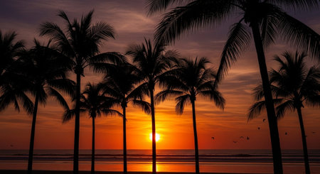 Majestic Trees and Scenic Nature Landscapes in All Seasons with Fantasy and Neon Light Concepts.