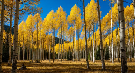 Majestic Trees and Scenic Nature Landscapes in All Seasons with Fantasy and Neon Light Concepts.