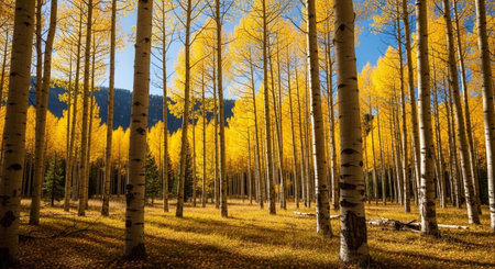 Majestic Trees and Scenic Nature Landscapes in All Seasons with Fantasy and Neon Light Concepts.