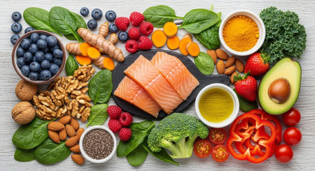Organic Healthy Food, Fresh Fruits and Vegetables, Farm Animals and Scenic Countryside Landscape...