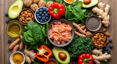 Organic Healthy Food, Fresh Fruits and Vegetables, Farm Animals and Scenic Countryside Landscape...