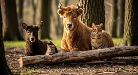 Organic Healthy Food, Fresh Fruits and Vegetables, Farm Animals and Scenic Countryside Landscape...