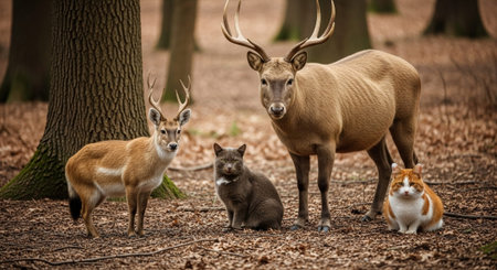 Organic Healthy Food, Fresh Fruits and Vegetables, Farm Animals and Scenic Countryside Landscape Collection.の写真素材