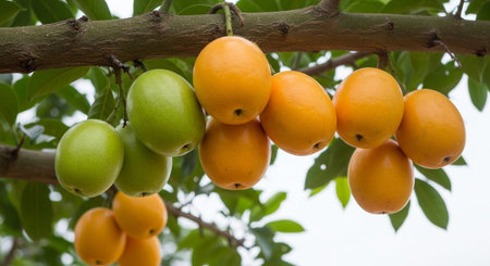 Organic Healthy Food, Fresh Fruits and Vegetables, Farm Animals and Scenic Countryside Landscape...