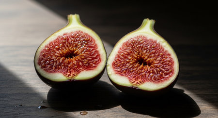 Fresh Ripe Fruits Isolated on Natural Background â€“ Healthy Organic Tropical Fruit.