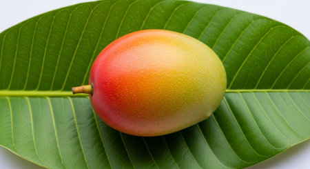 Fresh Ripe Fruits Isolated on Natural Background â€“ Healthy Organic Tropical Fruit.