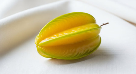 Fresh Ripe Fruits Isolated on Natural Background â Healthy Organic Tropical Fruit.の写真素材