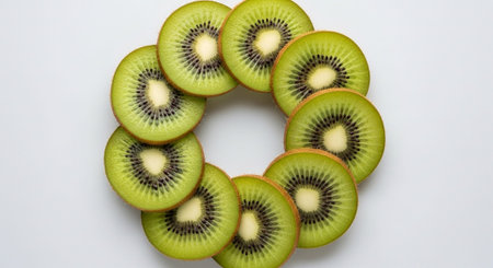 Fresh Ripe Fruits Isolated on Natural Background â€“ Healthy Organic Tropical Fruit.