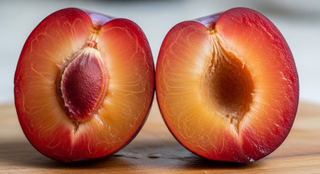 Fresh Ripe Fruits Isolated on Natural Background â Healthy Organic Tropical Fruit.の写真素材