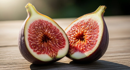 Fresh Ripe Fruits Isolated on Natural Background â€“ Healthy Organic Tropical Fruit.