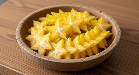 Fresh Ripe Fruits Isolated on Natural Background â Healthy Organic Tropical Fruit.の写真素材