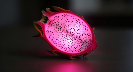 Fresh Ripe Fruits Isolated on Natural Background â€“ Healthy Organic Tropical Fruit.