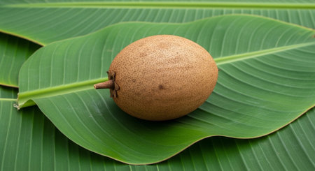 Fresh Ripe Fruits Isolated on Natural Background â€“ Healthy Organic Tropical Fruit.