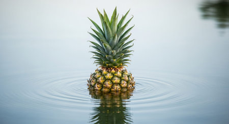 Fresh Ripe Fruits Isolated on Natural Background â Healthy Organic Tropical Fruit.の写真素材