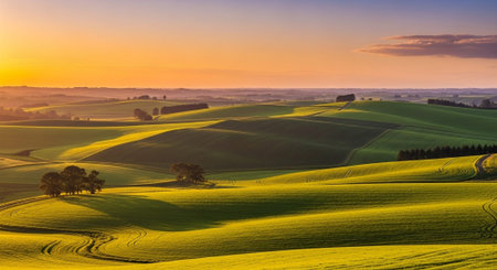 Organic Healthy Food, Fresh Fruits and Vegetables, Farm Animals and Scenic Countryside Landscape Collection.の写真素材