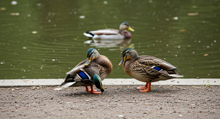 Traditional Farm Animals Grazing in Green Pasture at Sunset, Rural Countryside Landscape.の写真素材