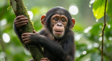 Wild Animals in Natural Habitat â Wildlife Photography Collection in Forest, Savannah, Snow and Sunset Landscapes.の写真素材