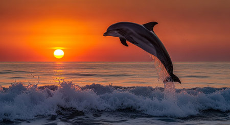 Wild Animals in Natural Habitat â Wildlife Photography Collection in Forest, Savannah, Snow and Sunset Landscapes.の写真素材