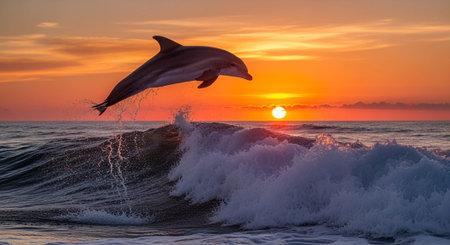 Wild Animals in Natural Habitat â Wildlife Photography Collection in Forest, Savannah, Snow and Sunset Landscapes.の写真素材