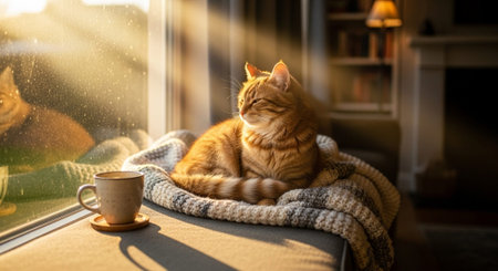 Wild Animals in Natural Habitat â Wildlife Photography Collection in Forest, Savannah, Snow and Sunset Landscapes.の写真素材