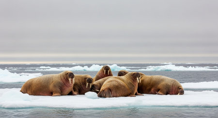 Wild Animals in Natural Habitat â Wildlife Photography Collection in Forest, Savannah, Snow and Sunset Landscapes.の写真素材