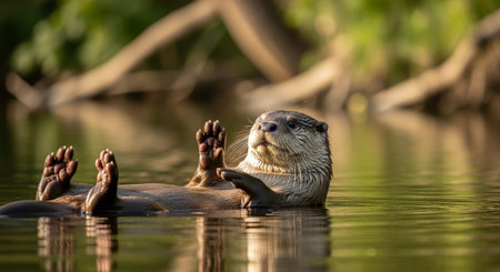 Wild Animals in Natural Habitat â Wildlife Photography Collection in Forest, Savannah, Snow and Sunset Landscapes.の写真素材