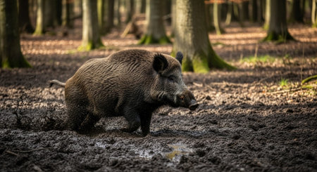 Wild Animals in Natural Habitat â Wildlife Photography Collection in Forest, Savannah, Snow and Sunset Landscapes.の写真素材