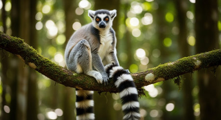 Wild Animals in Natural Habitat â Wildlife Photography Collection in Forest, Savannah, Snow and Sunset Landscapes.の写真素材