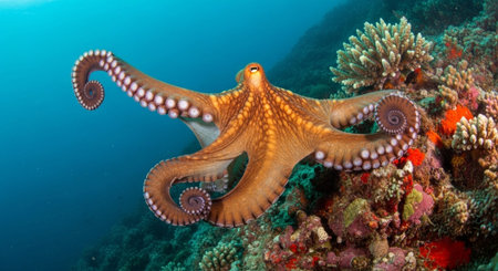 Wild Animals in Natural Habitat â Wildlife Photography Collection in Forest, Savannah, Snow and Sunset Landscapes.の写真素材